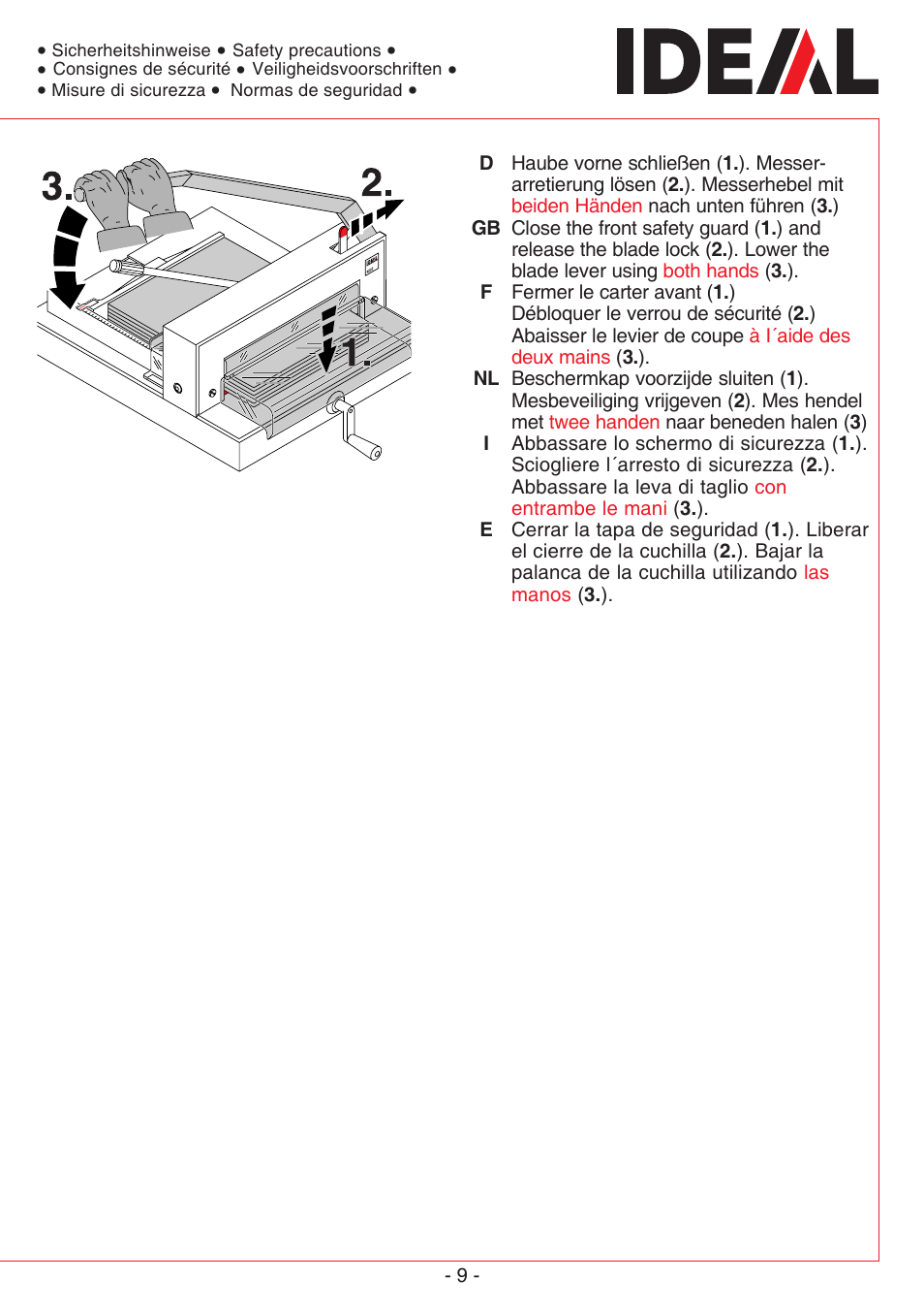 MBM Corporation TRIUMPH 4305 User Manual | Page 9 / 52