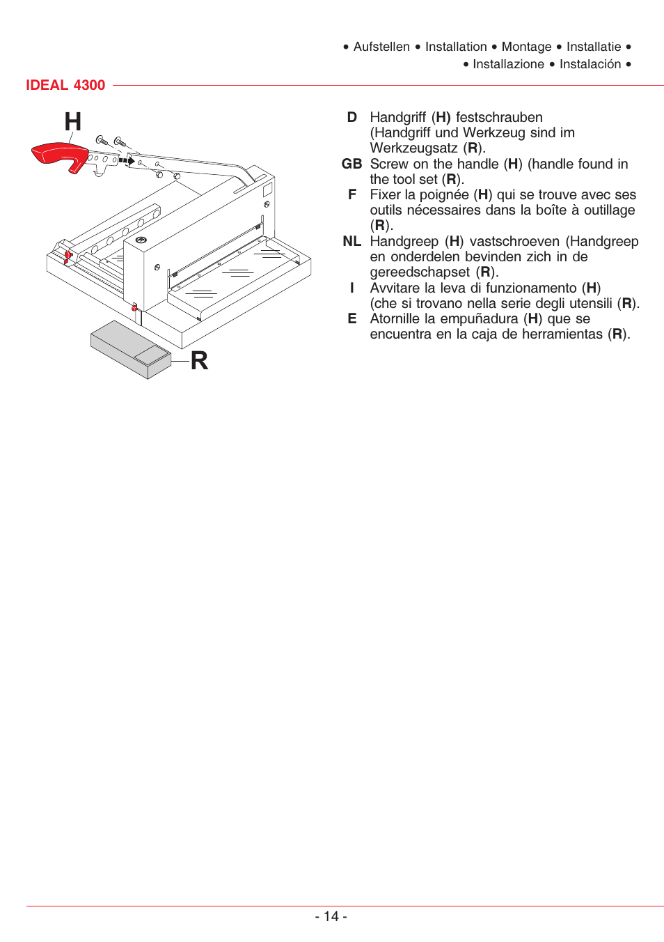 MBM Corporation TRIUMPH 4300 User Manual | Page 14 / 52