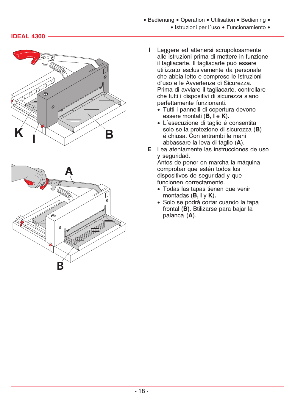 Bk i | MBM Corporation TRIUMPH 4300 User Manual | Page 18 / 52
