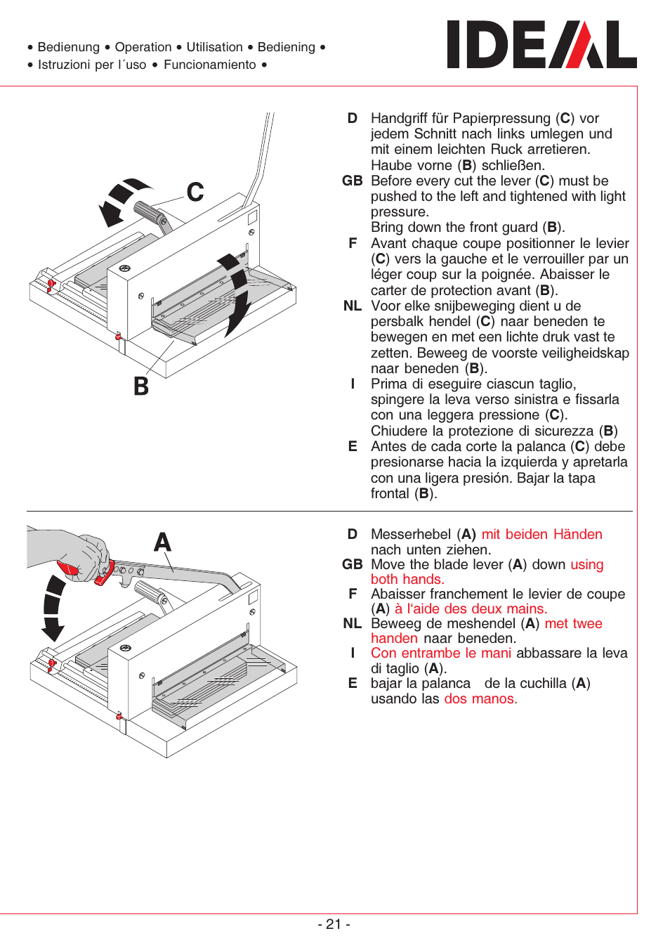 MBM Corporation TRIUMPH 4300 User Manual | Page 21 / 52