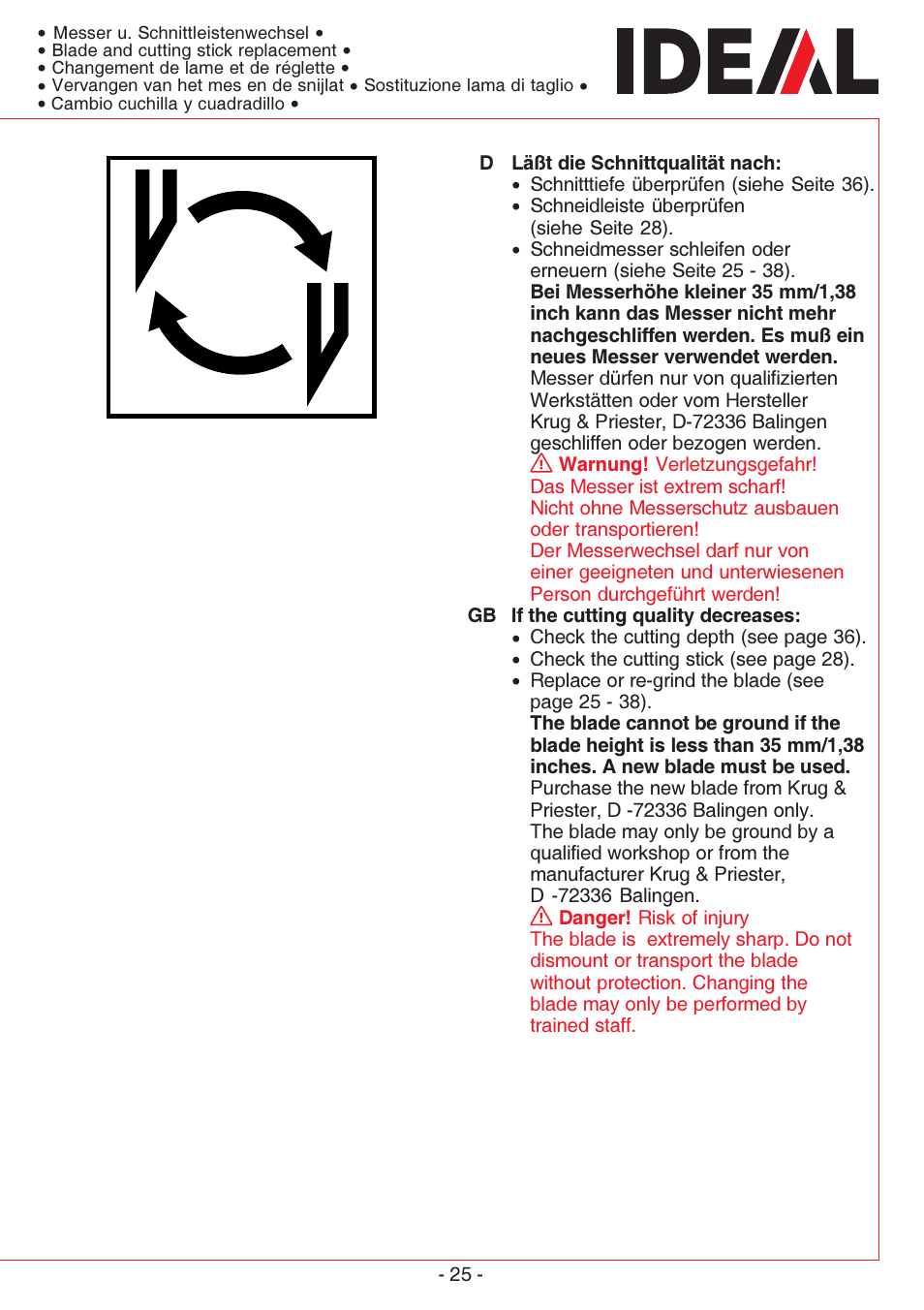 MBM Corporation TRIUMPH 4300 User Manual | Page 25 / 52