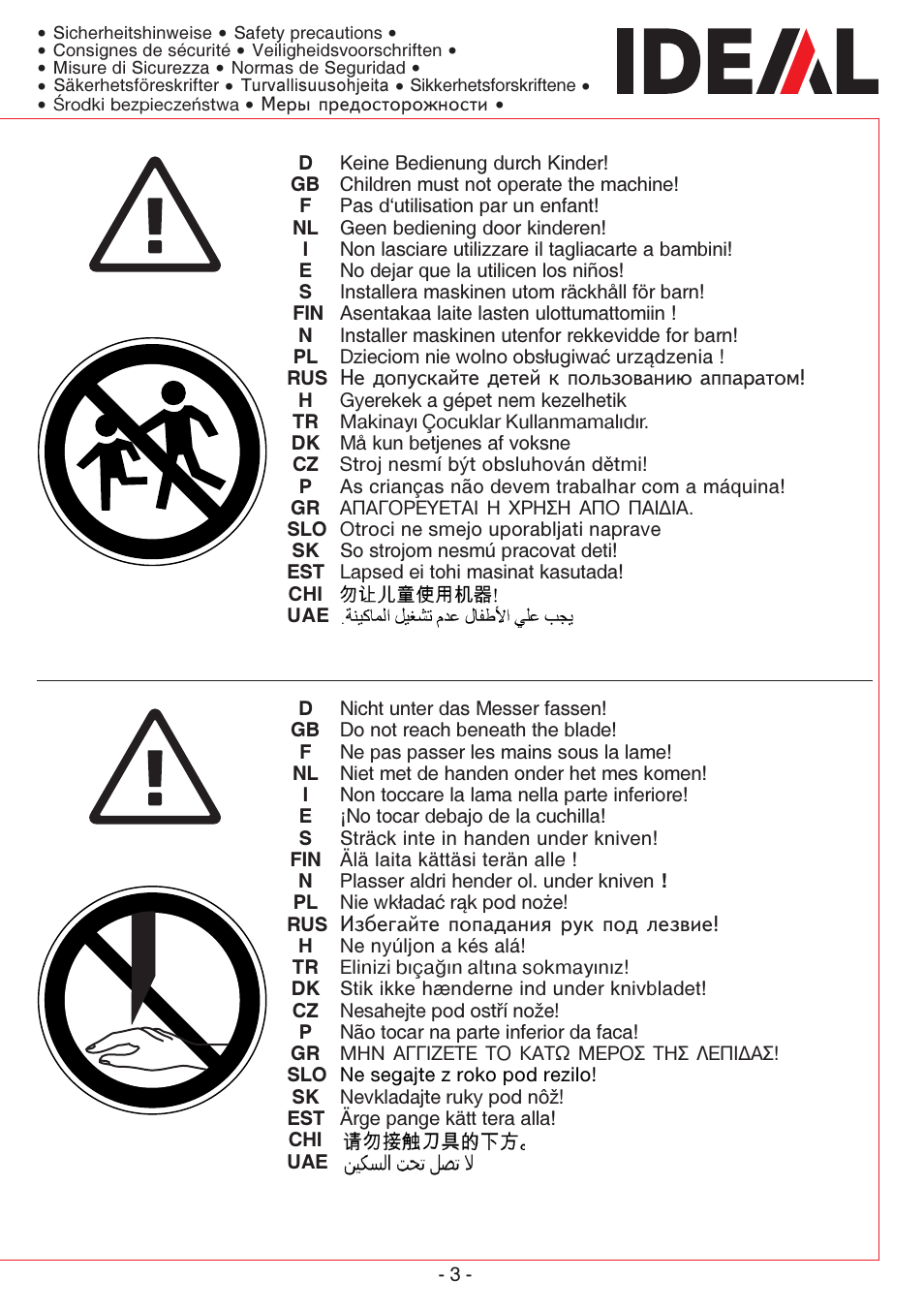 MBM Corporation TRIUMPH 4300 User Manual | Page 3 / 52