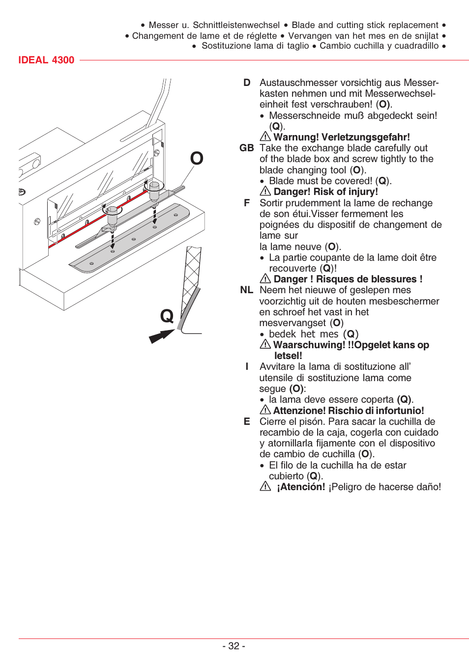 MBM Corporation TRIUMPH 4300 User Manual | Page 32 / 52