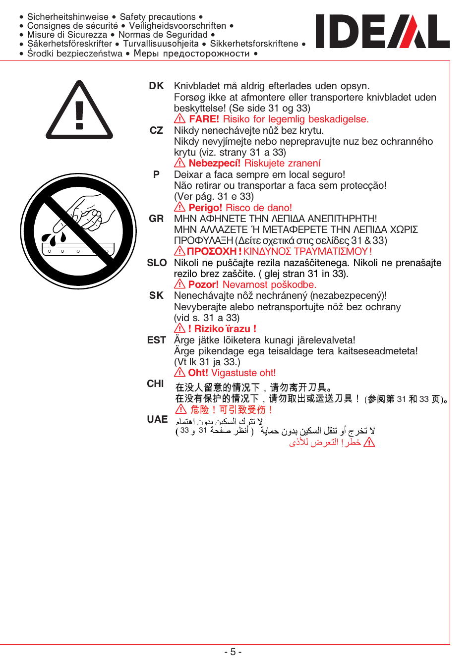MBM Corporation TRIUMPH 4300 User Manual | Page 5 / 52