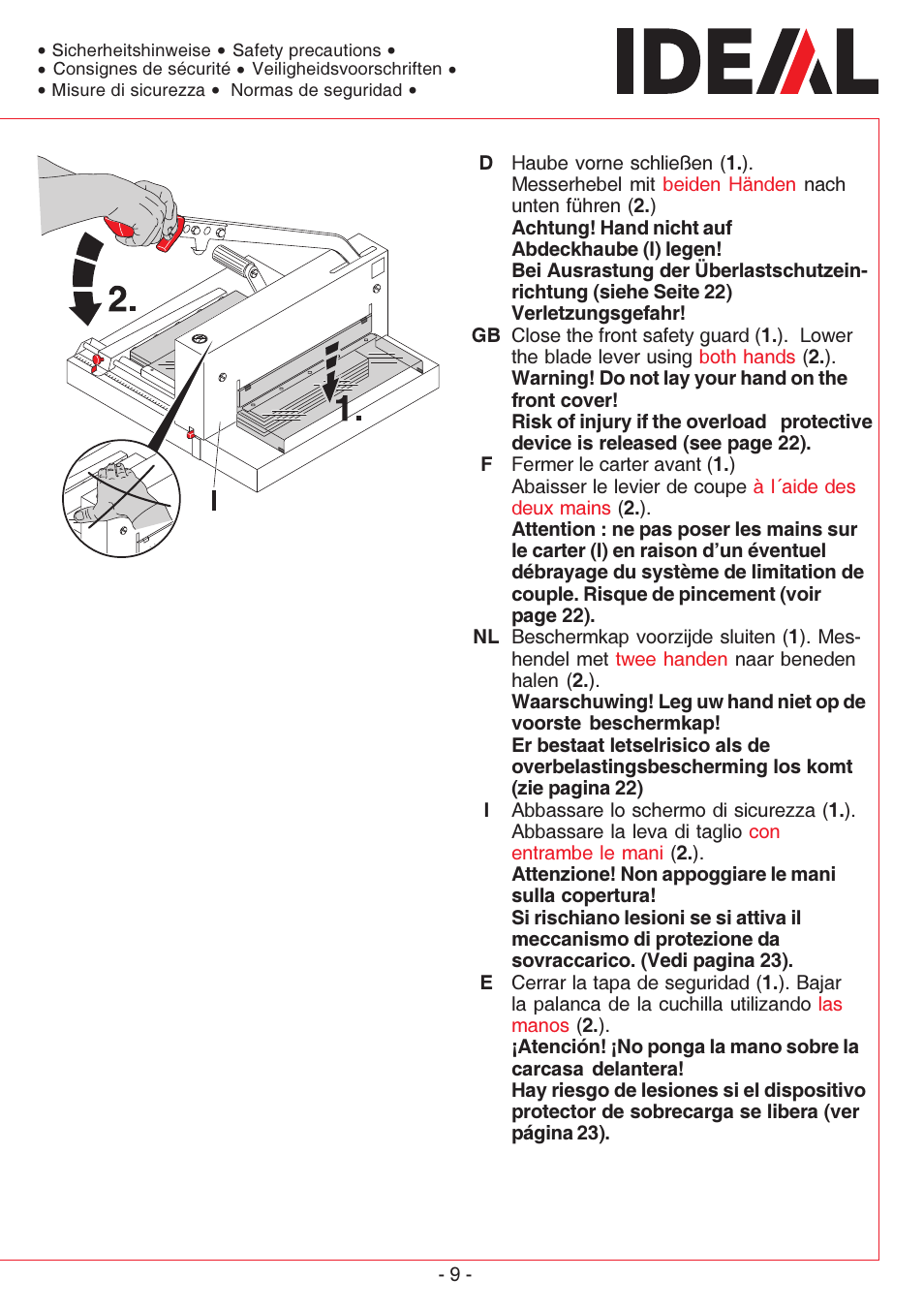 MBM Corporation TRIUMPH 4300 User Manual | Page 9 / 52