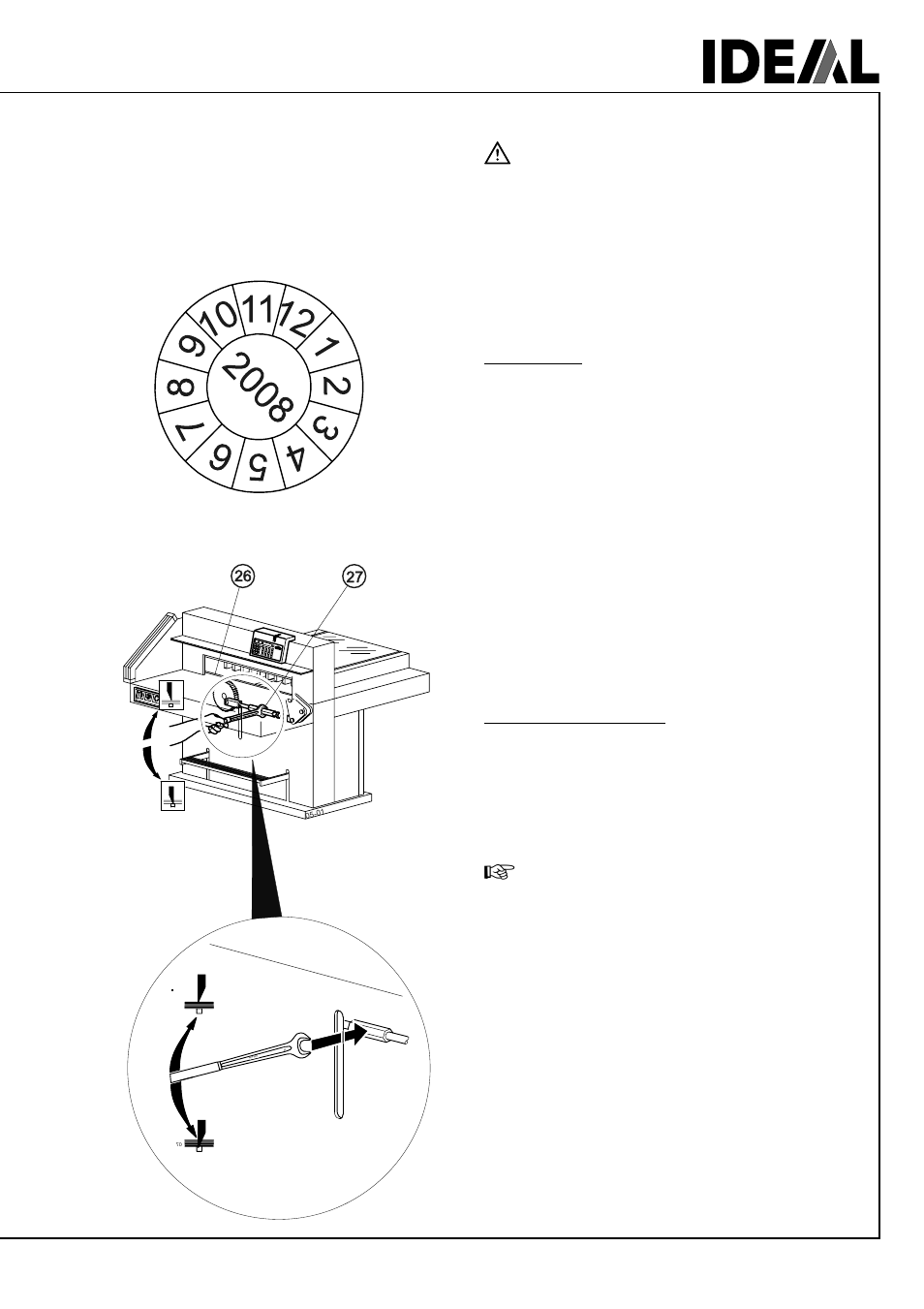 Maintenance | MBM Corporation 7228 cutter User Manual | Page 15 / 24