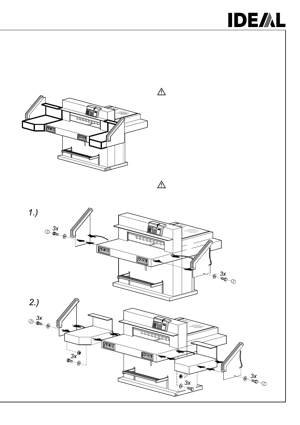 Installation | MBM Corporation 7228 cutter User Manual | Page 5 / 24