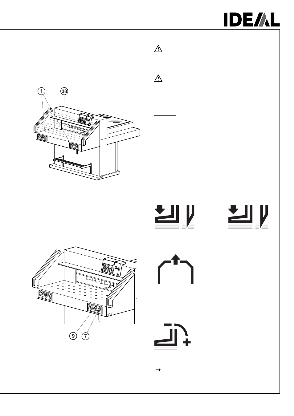 Operation | MBM Corporation 7228 cutter User Manual | Page 7 / 24