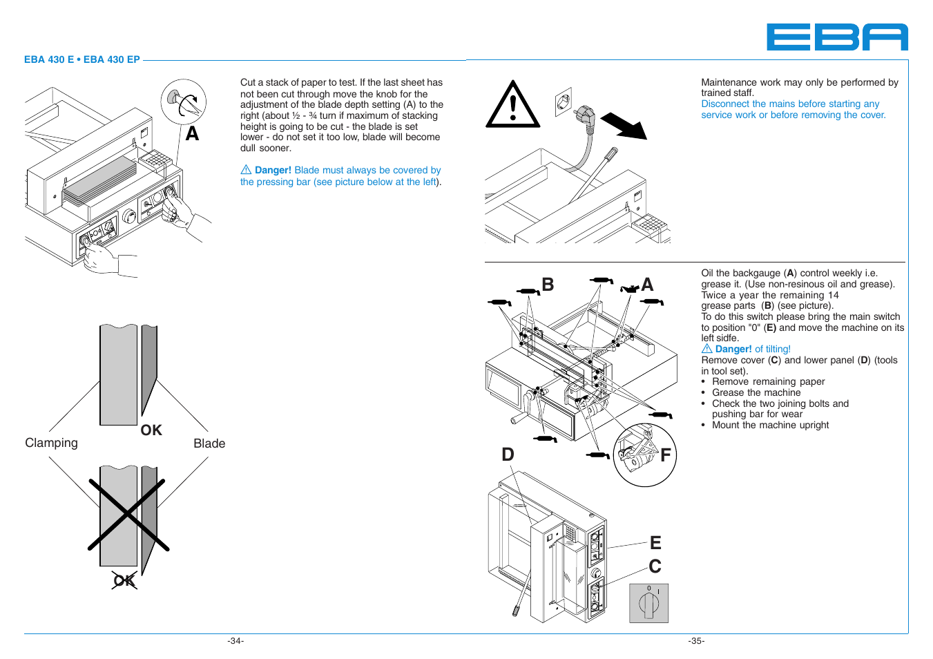 MBM Corporation 430 EP semi-automatic programmable User Manual | Page 18 / 23