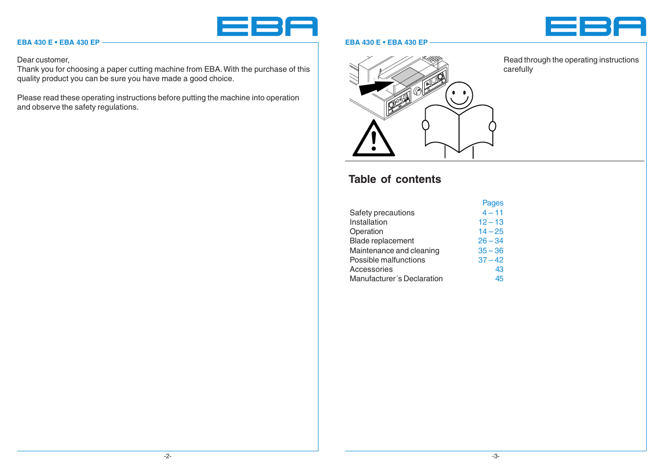 MBM Corporation 430 EP semi-automatic programmable User Manual | Page 2 / 23