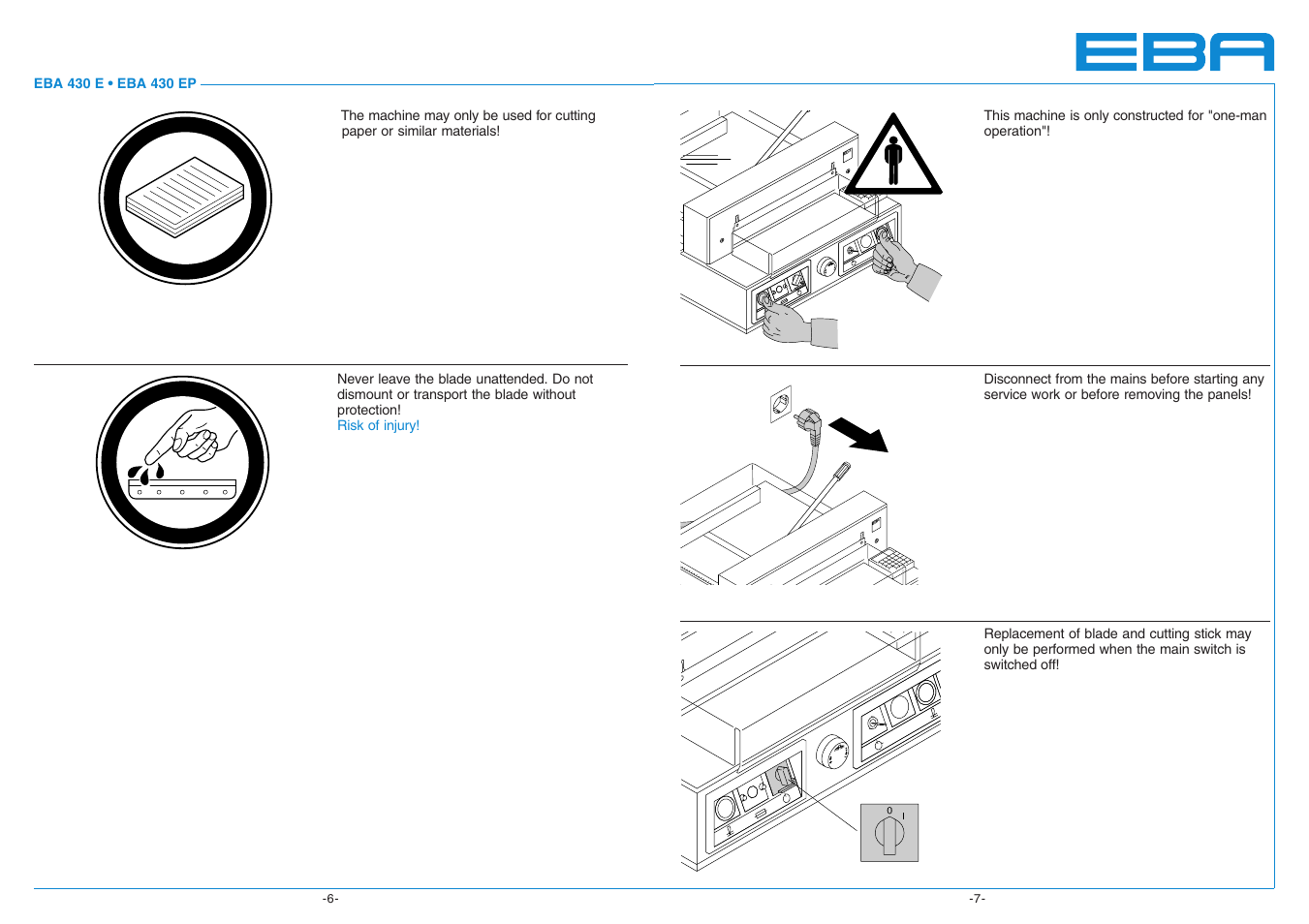 MBM Corporation 430 EP semi-automatic programmable User Manual | Page 4 / 23