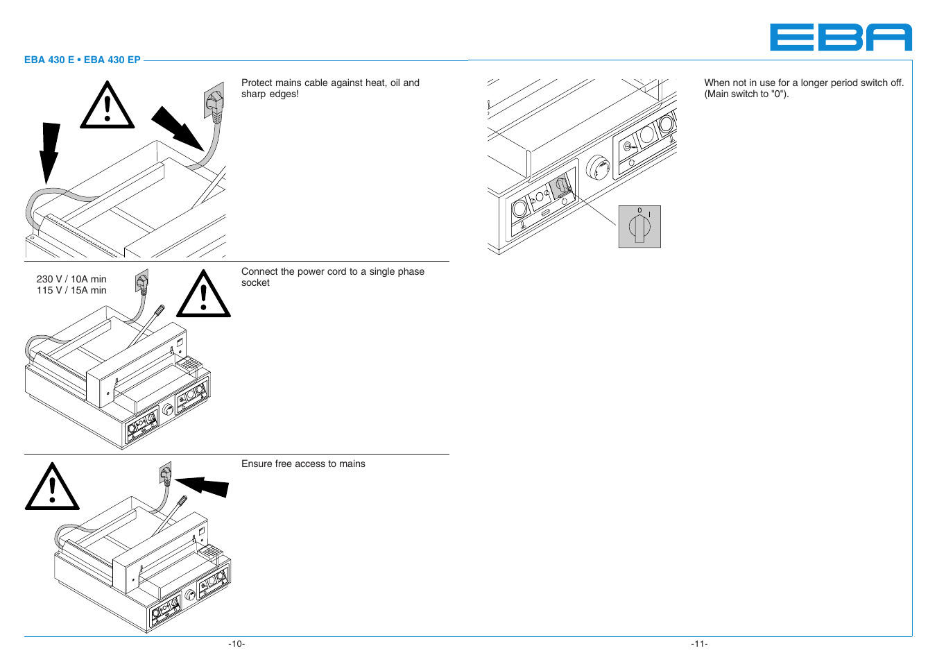 MBM Corporation 430 EP semi-automatic programmable User Manual | Page 6 / 23