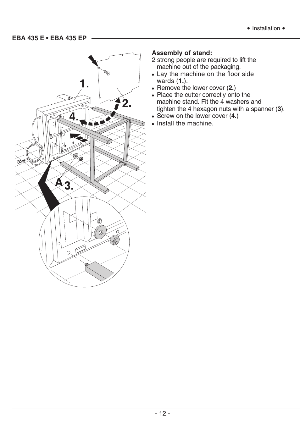 MBM Corporation EBA 435 E User Manual | Page 12 / 48