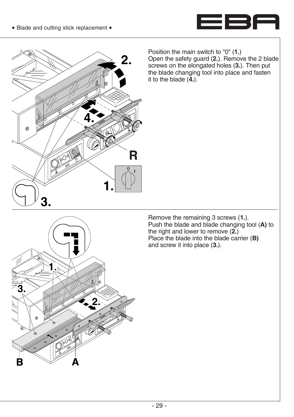 MBM Corporation EBA 435 E User Manual | Page 29 / 48