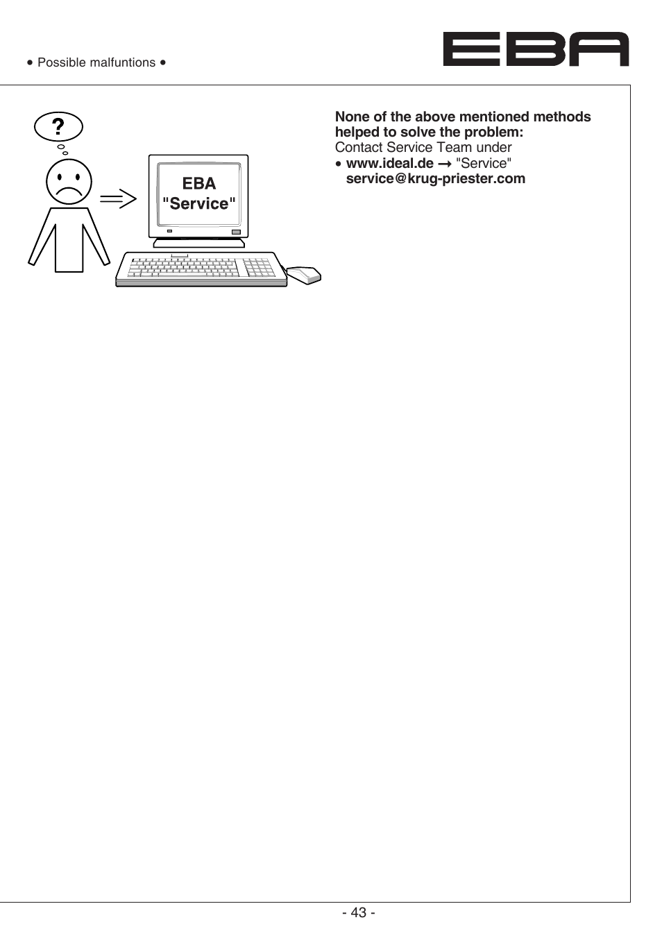 MBM Corporation EBA 435 E User Manual | Page 43 / 48