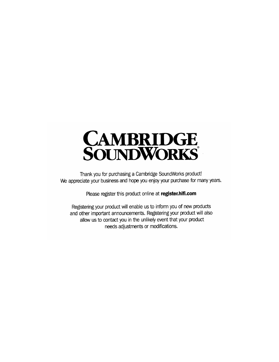 Cambridge SoundWorks 740 User Manual | Page 23 / 25