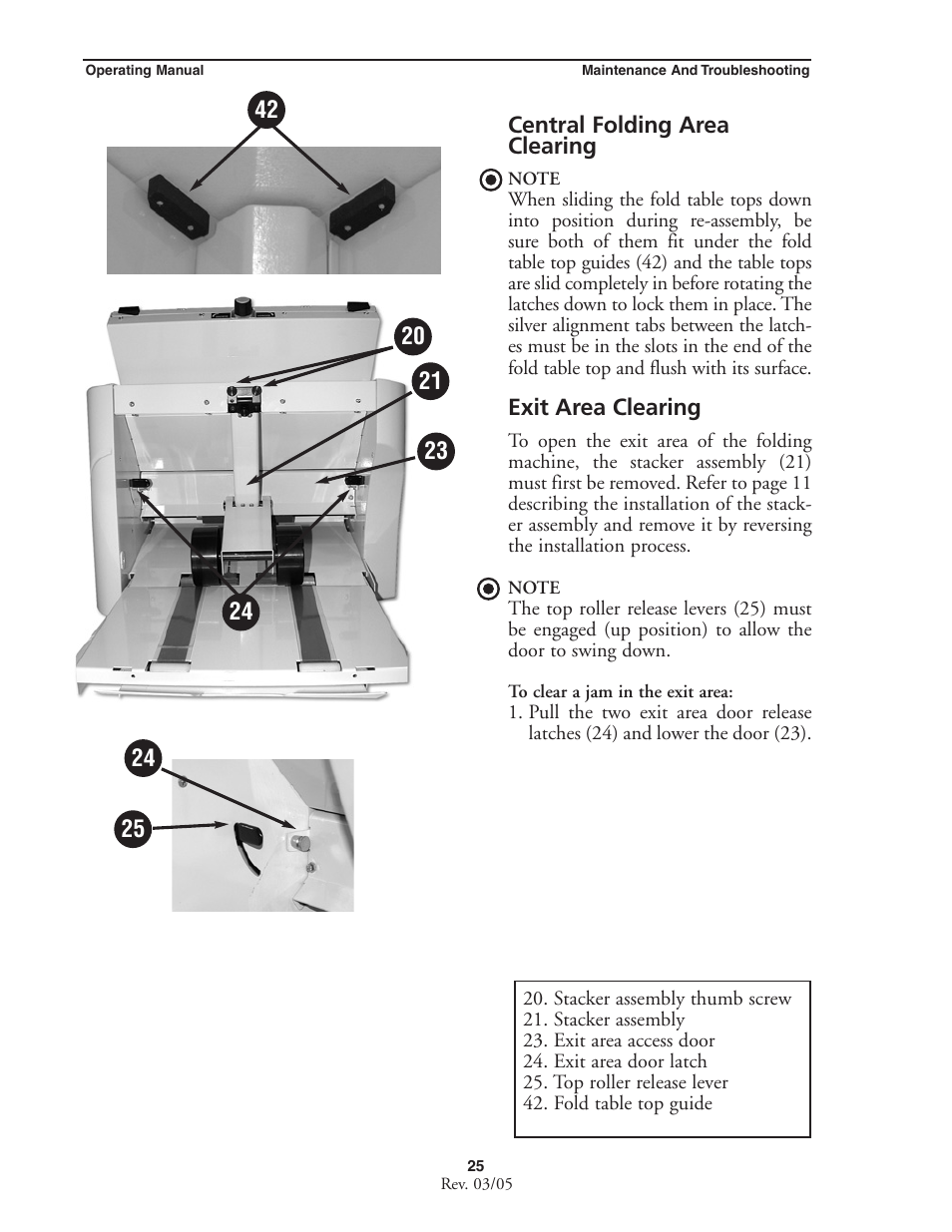 MBM Corporation MBM 256 LS Folder User Manual | Page 27 / 32