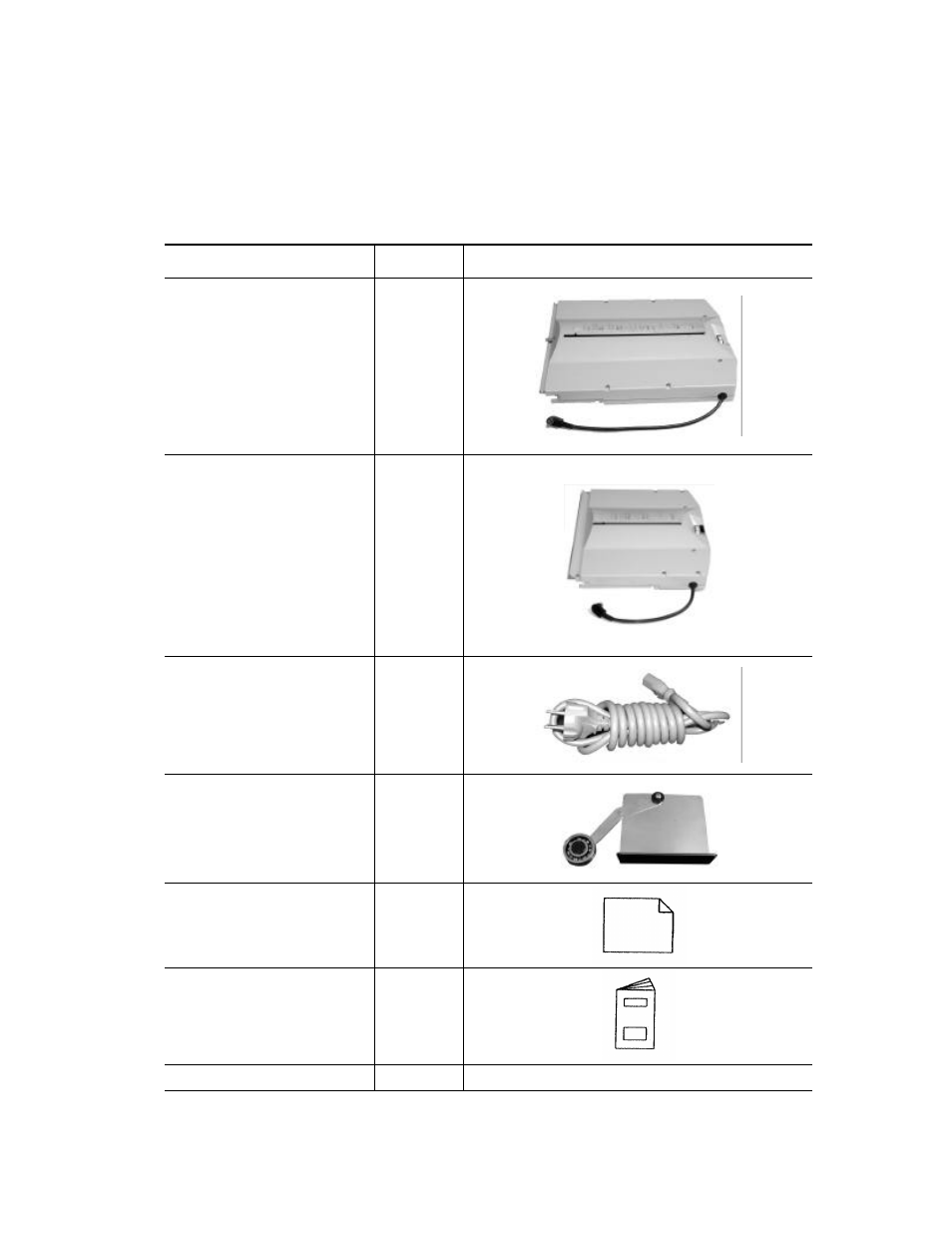 2) accessories | MBM Corporation F45N automatic tabletop folder User Manual | Page 6 / 22