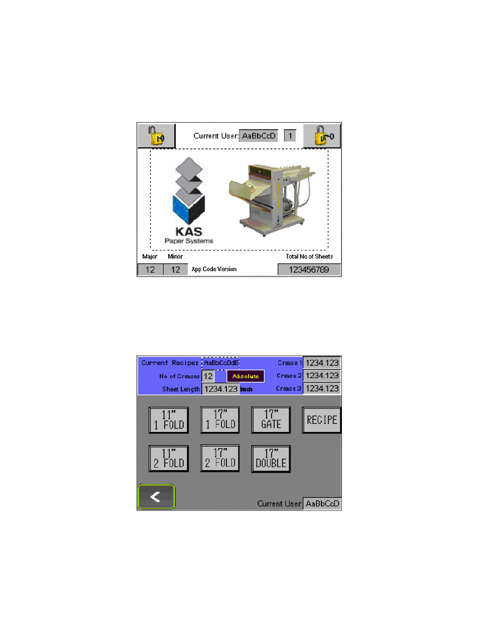 Screen sequence | MBM Corporation CREASEMATIC AUTO 50 User Manual | Page 17 / 30