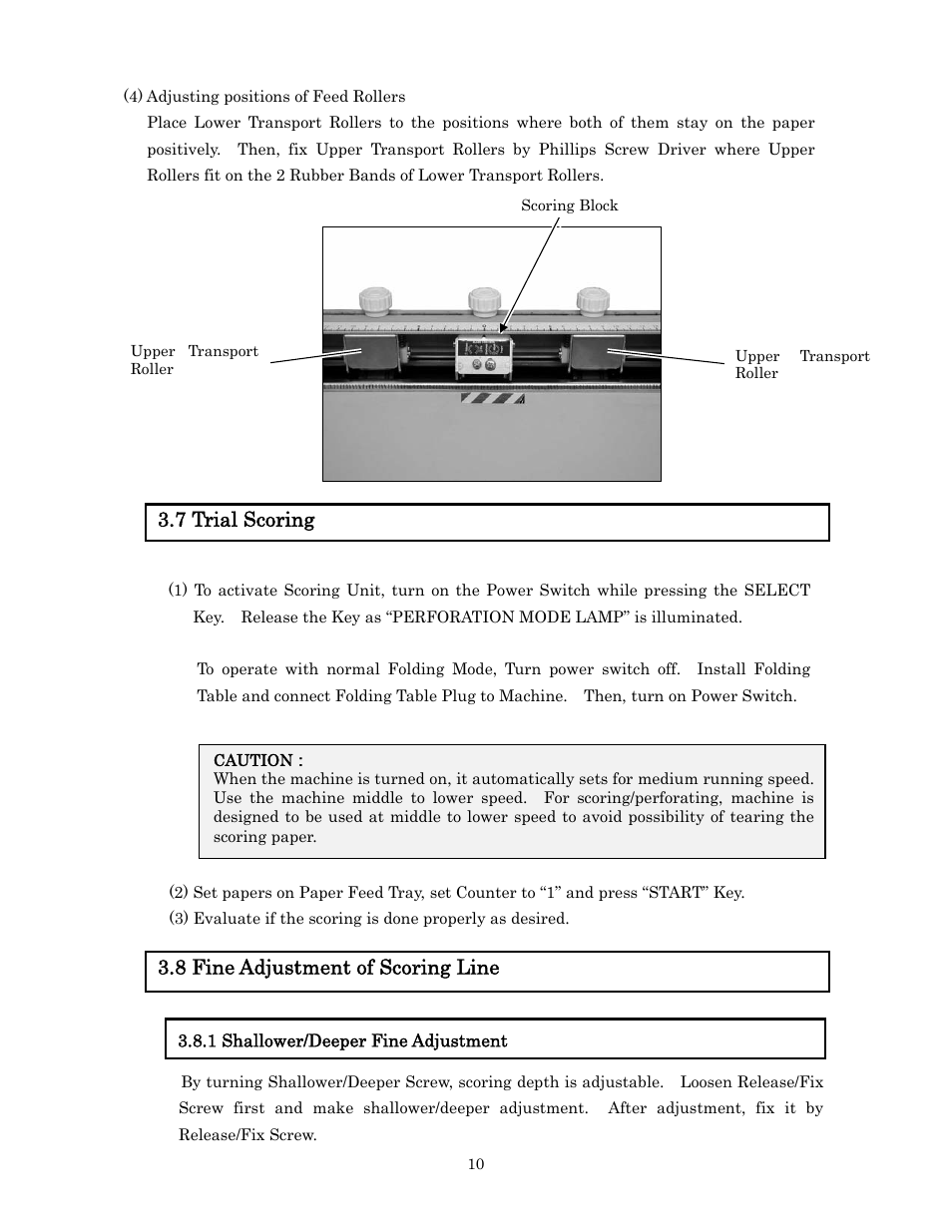 MBM Corporation 307A (PERF & SCORING UNIT) User Manual | Page 11 / 21