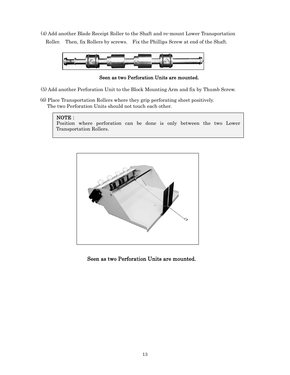 MBM Corporation 307A (PERF & SCORING UNIT) User Manual | Page 14 / 21