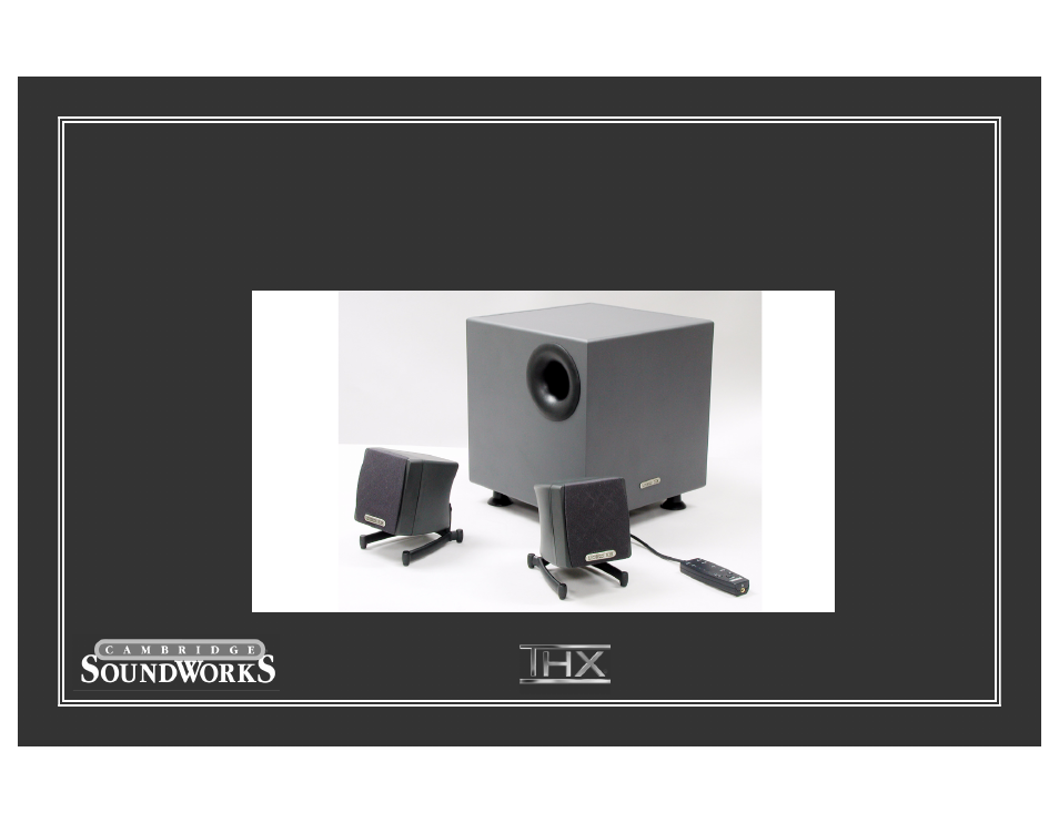 Cambridge SoundWorks MegaWorks THX 250D User Manual | 11 pages