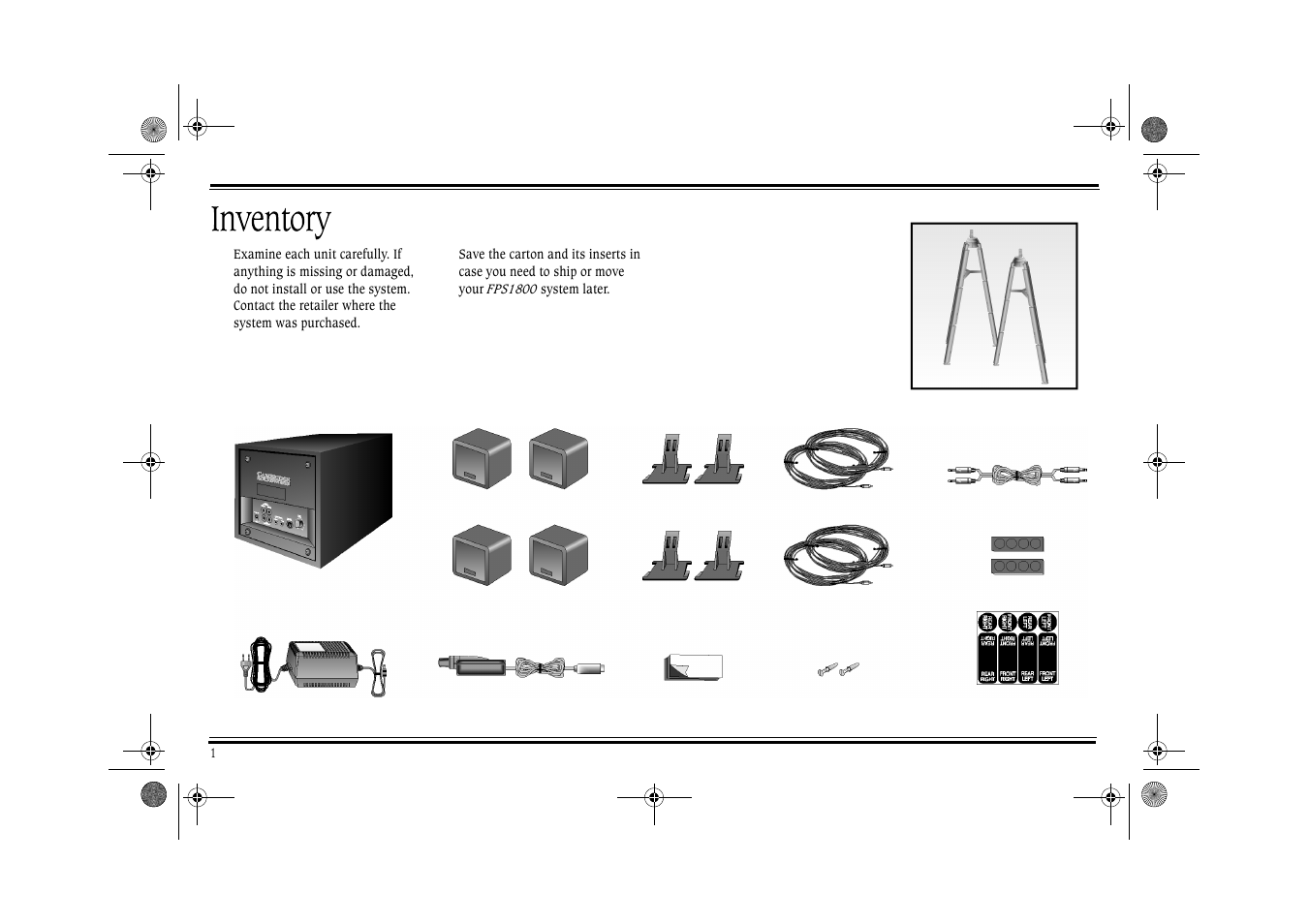 Cambridge SoundWorks FPS1800 User Manual | Page 6 / 14