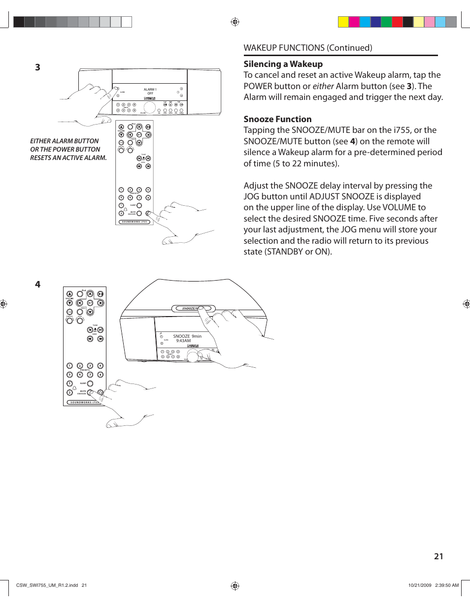 Cambridge SoundWorks I755 User Manual | Page 21 / 24