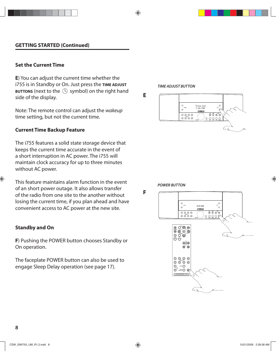 Cambridge SoundWorks I755 User Manual | Page 8 / 24