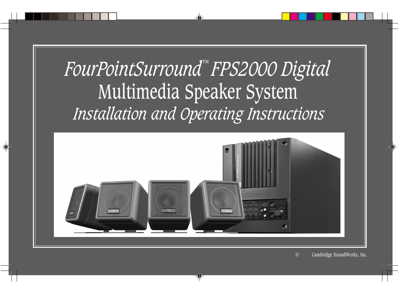 Cambridge SoundWorks FPS2000 User Manual | 20 pages