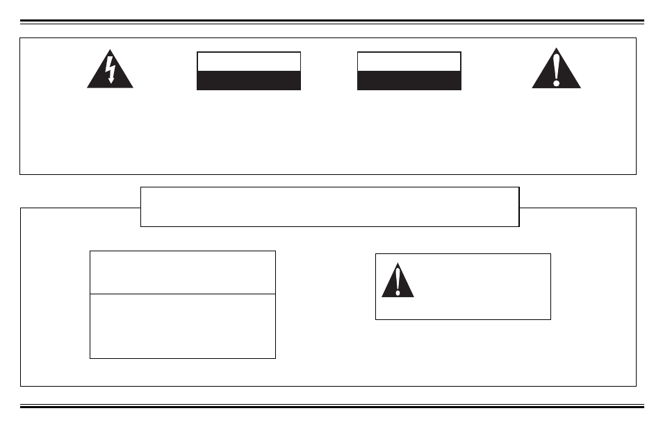 Warning, Avis, Caution | Attention | Cambridge SoundWorks PCWorks User Manual | Page 2 / 20