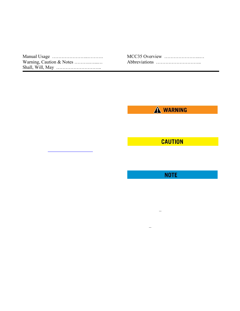 Definitions and abbreviations | MEGA Corp. MCC-OPS-1 User Manual | Page 4 / 35