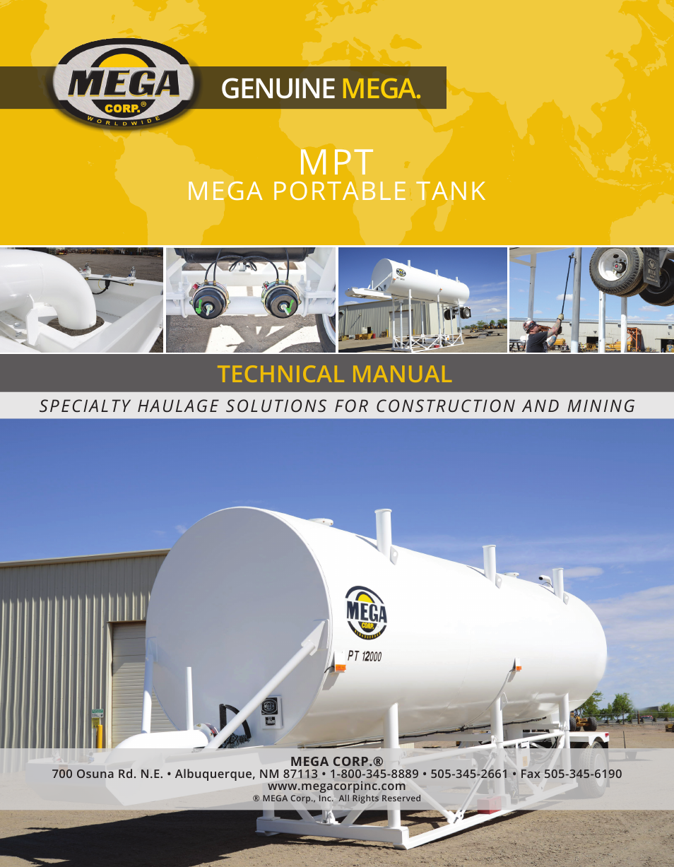 MEGA Corp. MPT User Manual | 33 pages