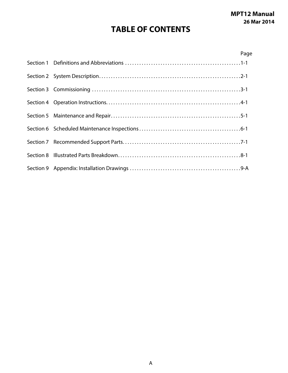 MEGA Corp. MPT User Manual | Page 2 / 33