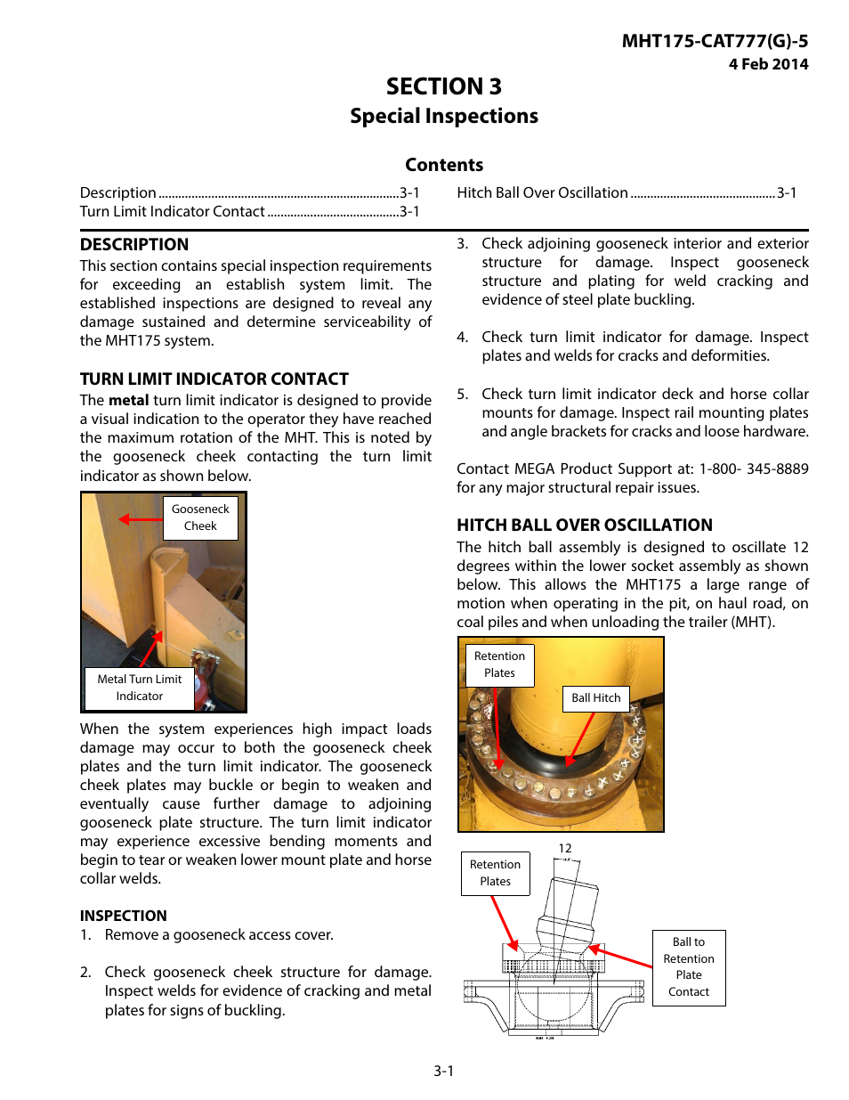 MEGA Corp. MHT175-CAT777-INSP-RSP-5 User Manual | Page 12 / 17