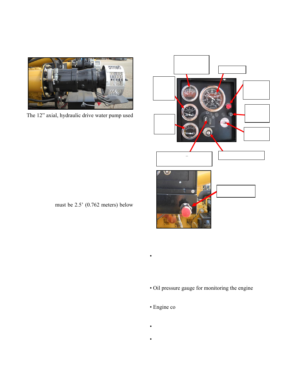 System description, Axial water pump, Engine control box | MEGA Corp. MMP4-1 User Manual | Page 12 / 34