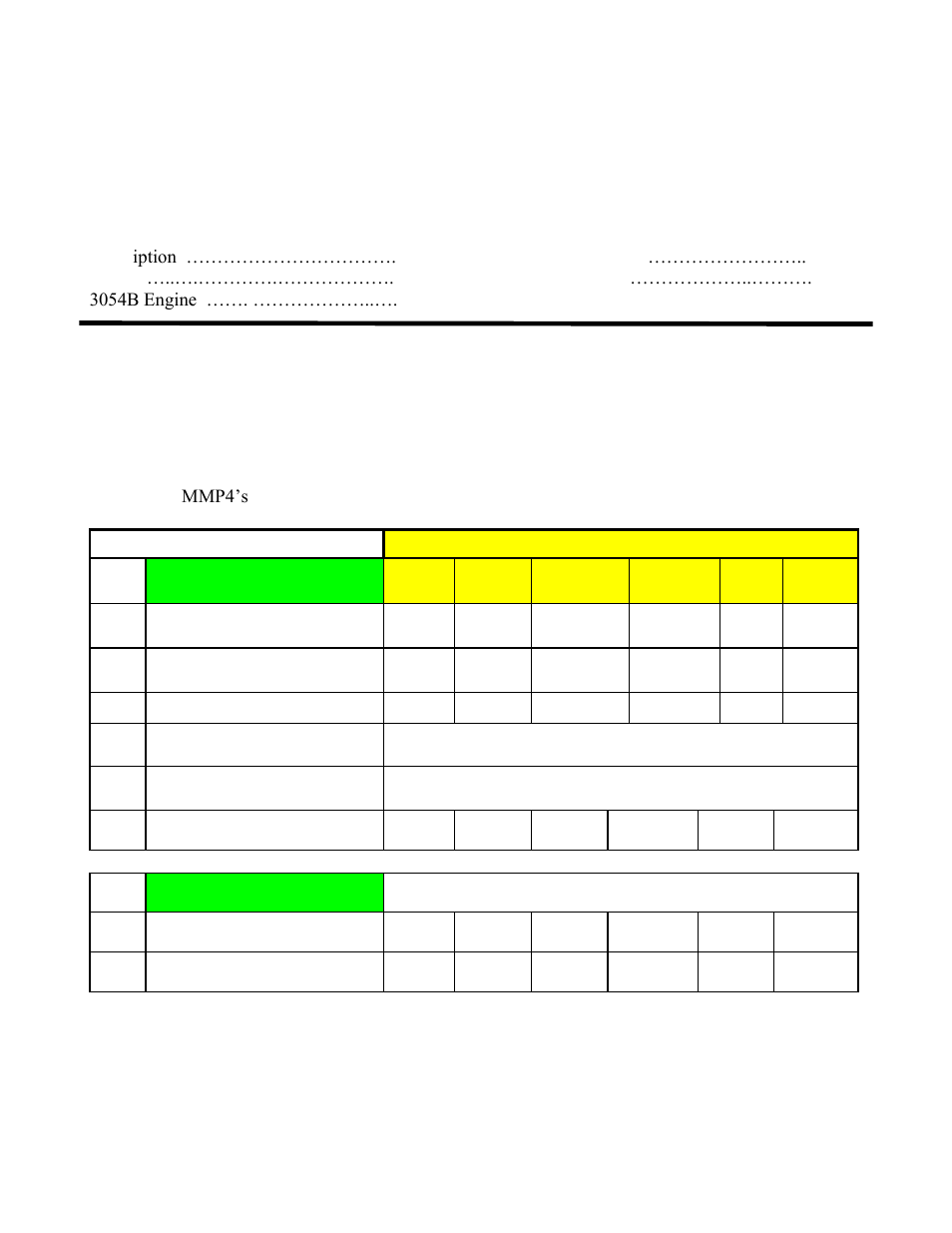 Scheduled inspections, Description | MEGA Corp. MMP4-5 User Manual | Page 12 / 21