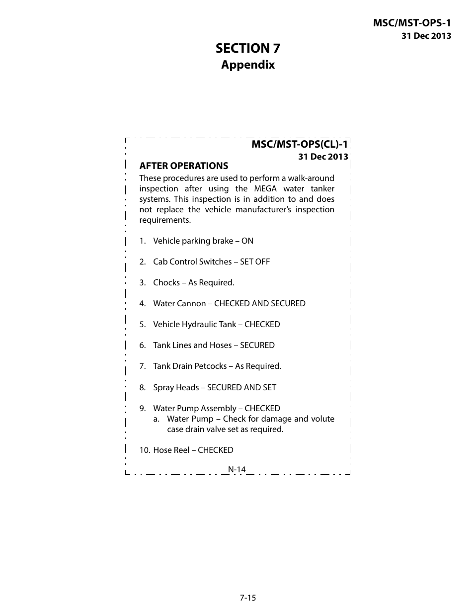 Appendix | MEGA Corp. MSC-OPS-1 User Manual | Page 58 / 61