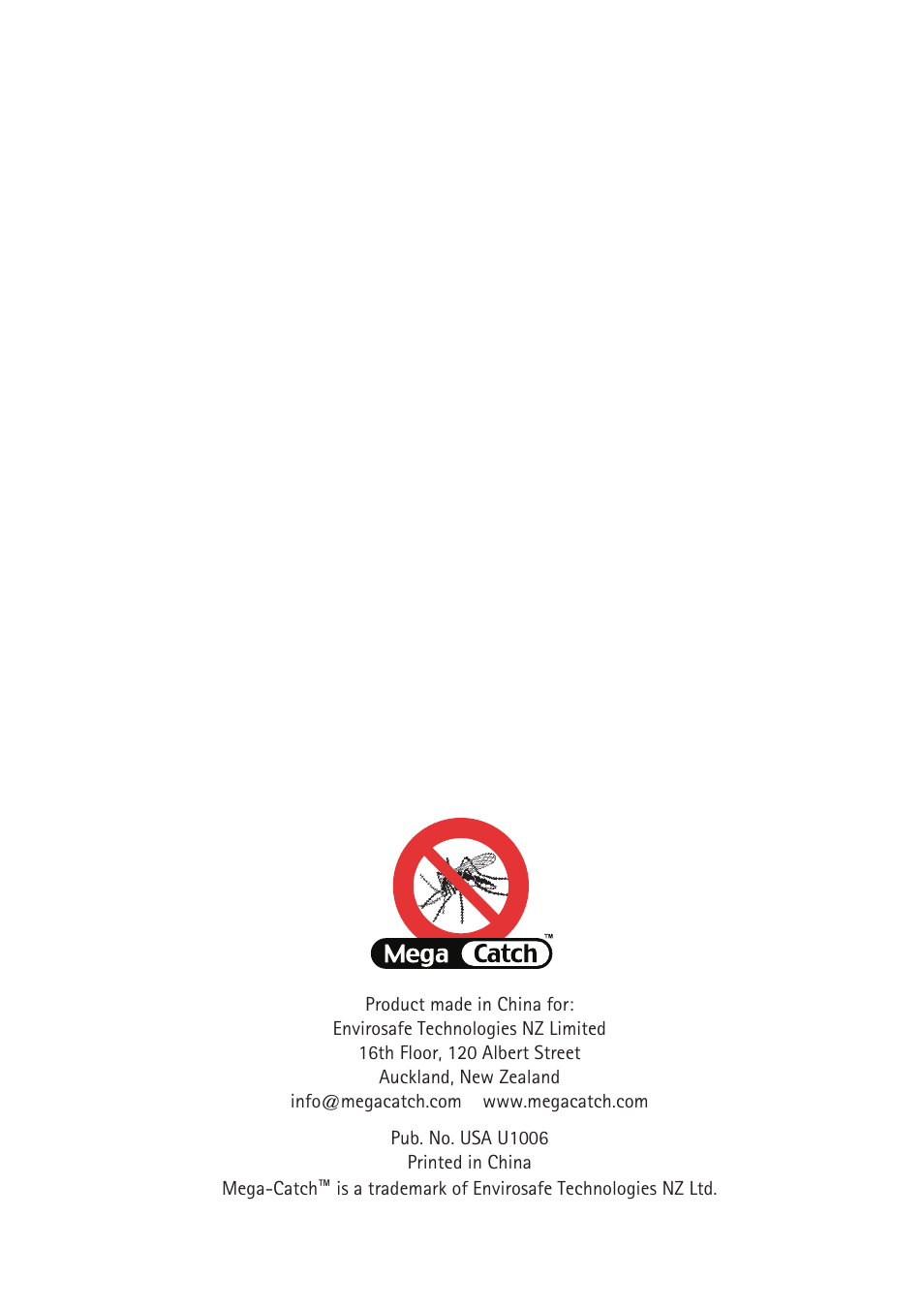 Mega Catch MCU-800 Ultra User Manual | Page 32 / 32
