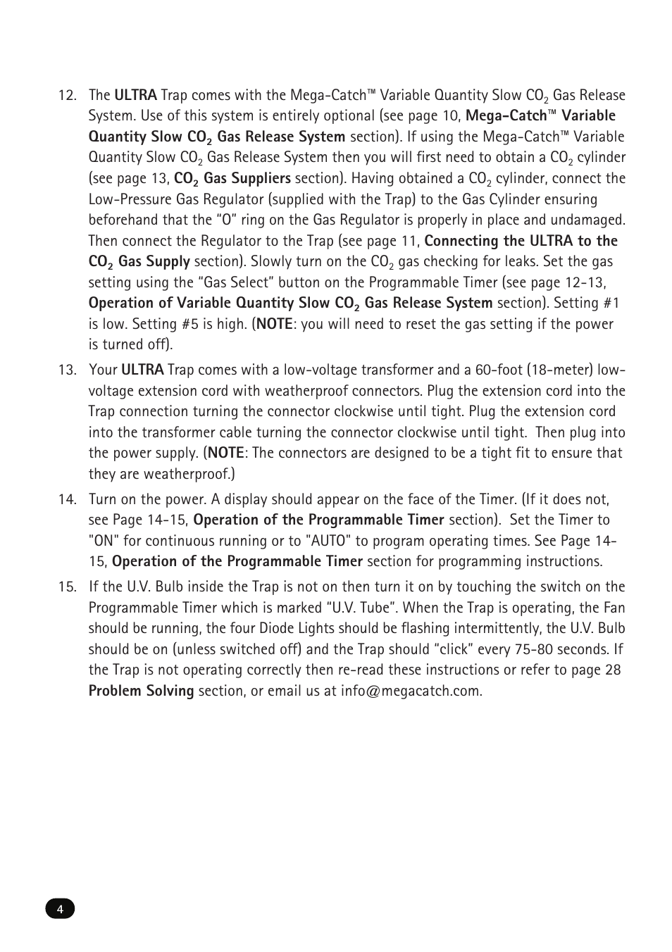 Mega Catch MCU-800 Ultra User Manual | Page 6 / 32