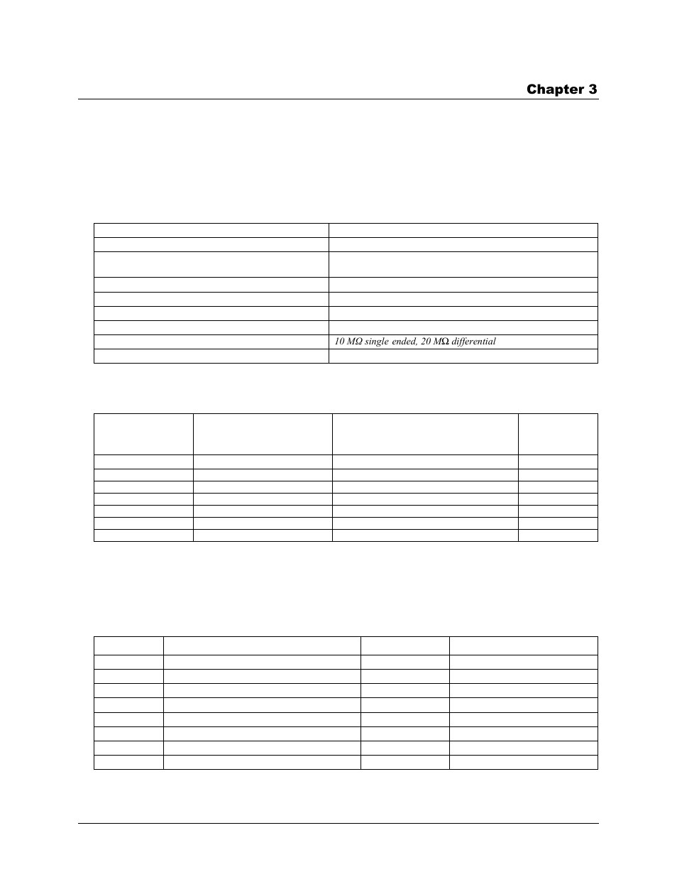 Specifications, Analog input, Accuracy | Thermocouples, Chapter 3 | Measurement Computing AI-EXP48 User Manual | Page 14 / 19