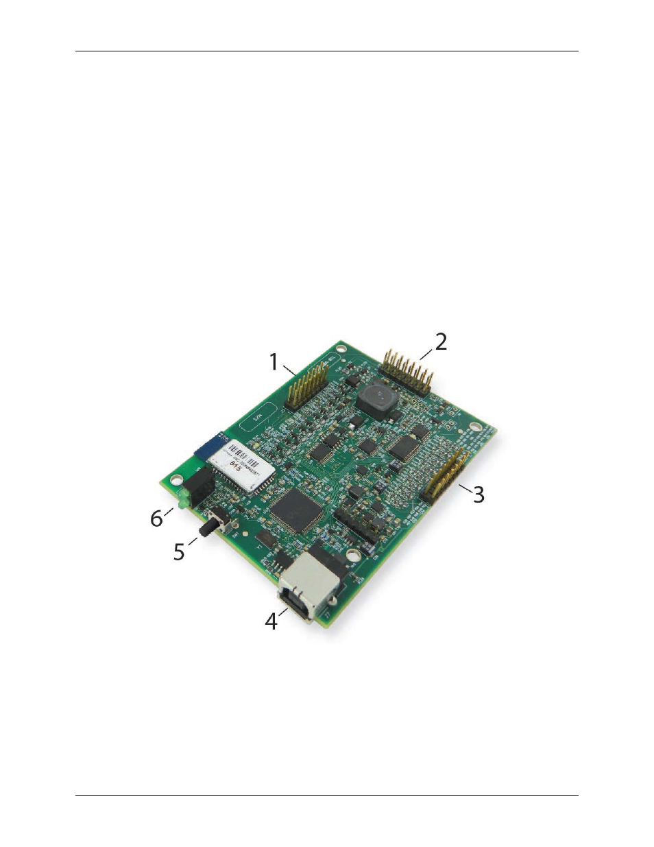 Burstio, Board components, Usb connector | Measurement Computing BTH-1208LS-OEM User Manual | Page 11 / 27