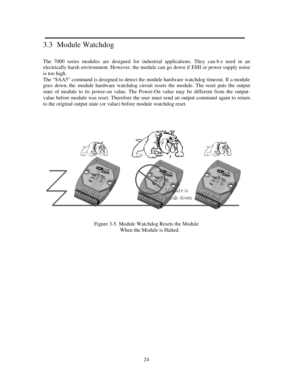 3 module watchdog | Measurement Computing CB-7000 Utilities User Manual | Page 28 / 44