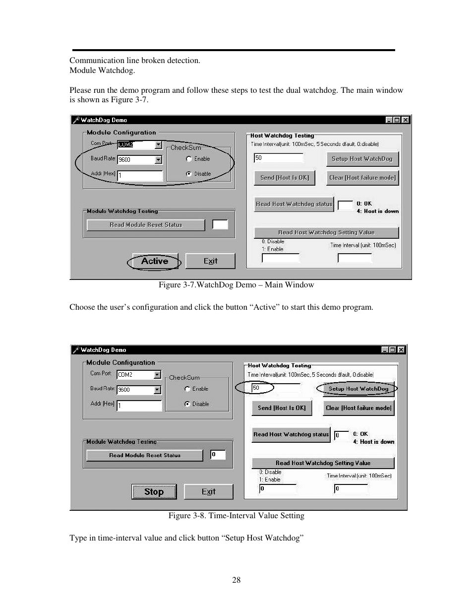 1 host watchdog demo | Measurement Computing CB-7000 Utilities User Manual | Page 32 / 44