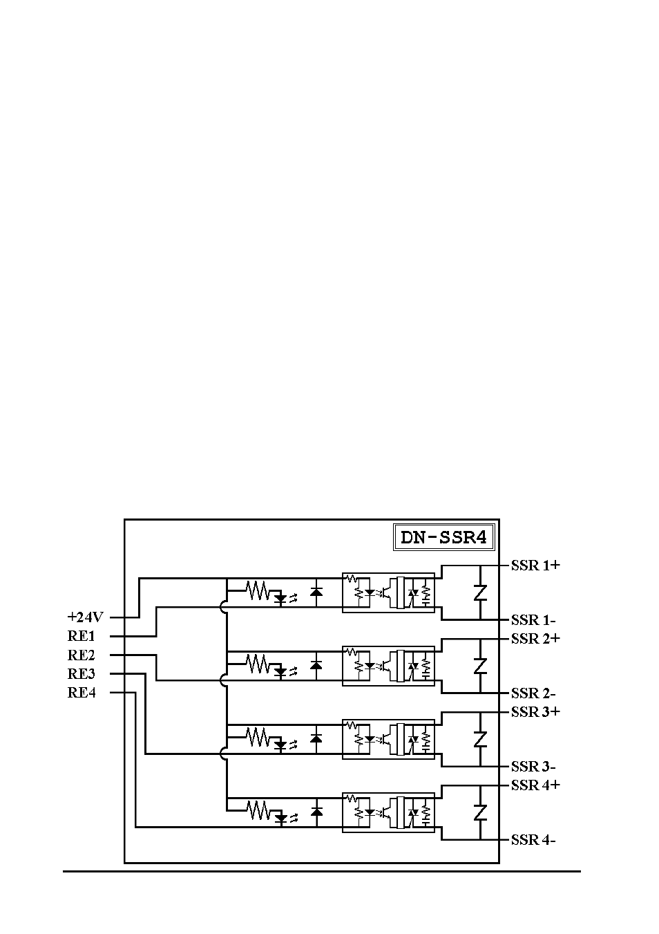 4 dn module, 1 dn-ssr4 | Measurement Computing CB-7000 DIO User Manual | Page 60 / 68