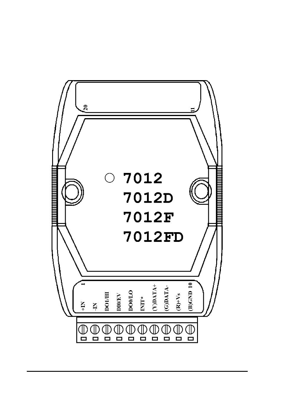 2 pin assignments | Measurement Computing CB-COM-7012 User Manual | Page 6 / 72