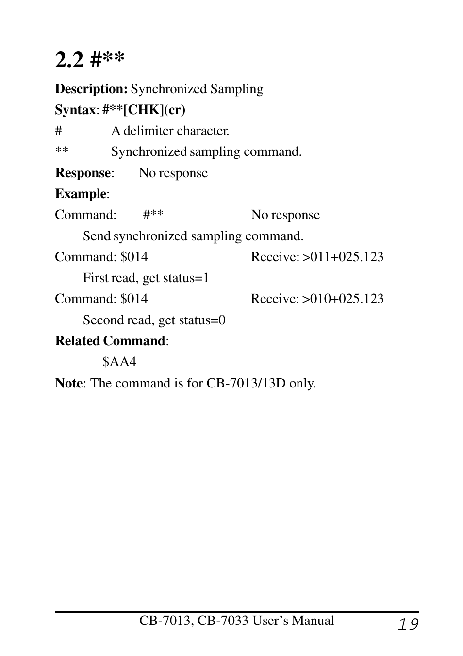 Measurement Computing CB-COM-7013 User Manual | Page 19 / 44
