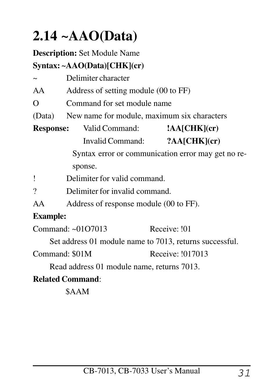 14 ~aao(data) | Measurement Computing CB-COM-7013 User Manual | Page 31 / 44