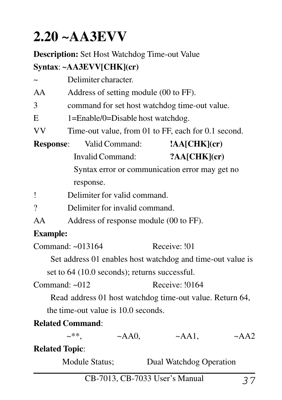 20 ~aa3evv | Measurement Computing CB-COM-7013 User Manual | Page 37 / 44