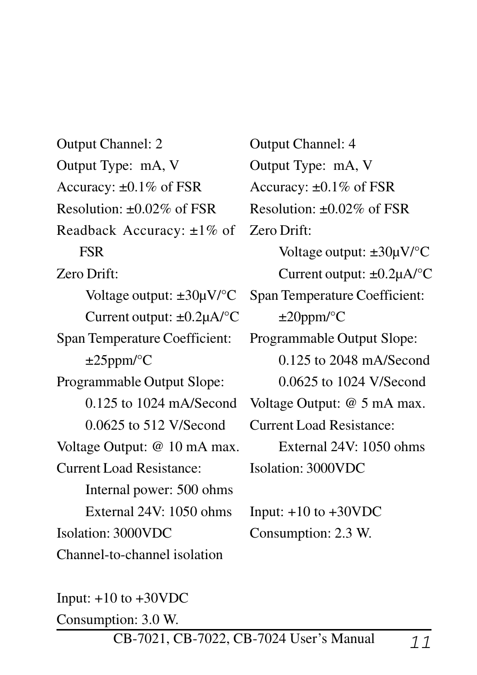 Measurement Computing CB-COM-7021 User Manual | Page 11 / 76